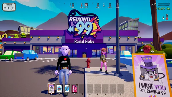 The Rewind 99 storefront