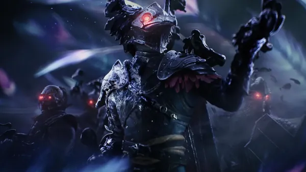 Armored figures from the teaser trailer