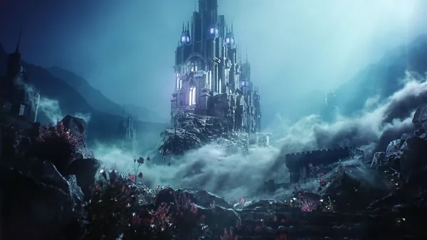 A spired tower from the teaser trailer